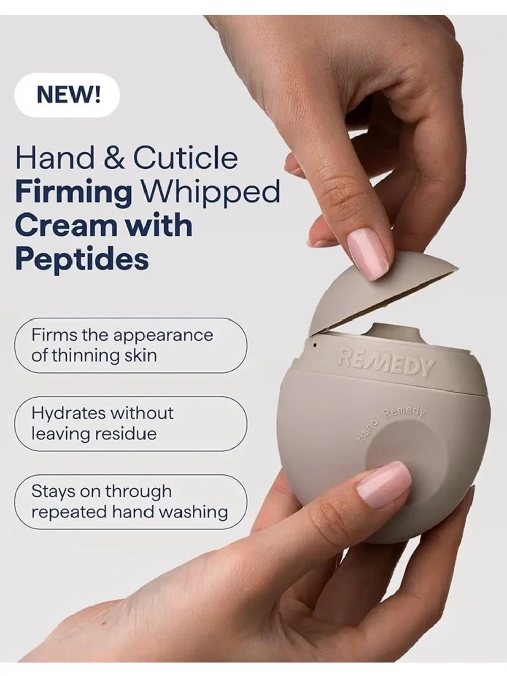 REMEDY whipped hand